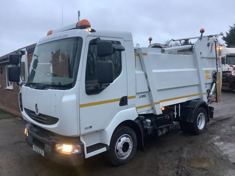 RENAULT MIDLUM 180 REFUSE TRUCK 2012