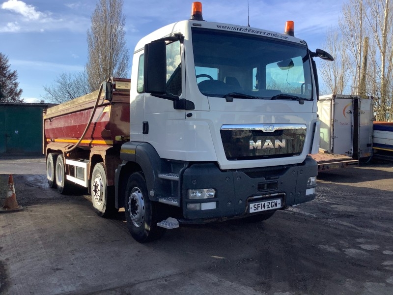 MAN TGS 32.400 8X4 TIPPER 2014