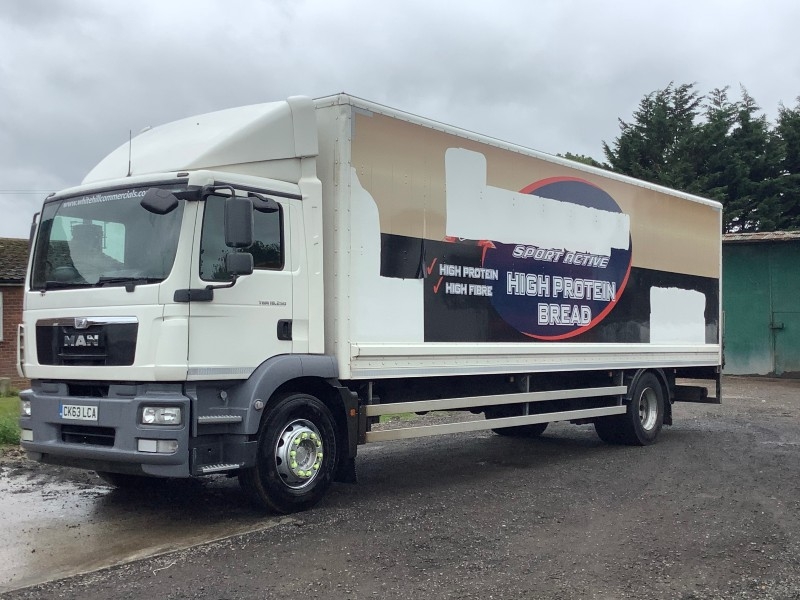 MAN TGM 18.240 4X2 RIGID 18 TONNE 2013
